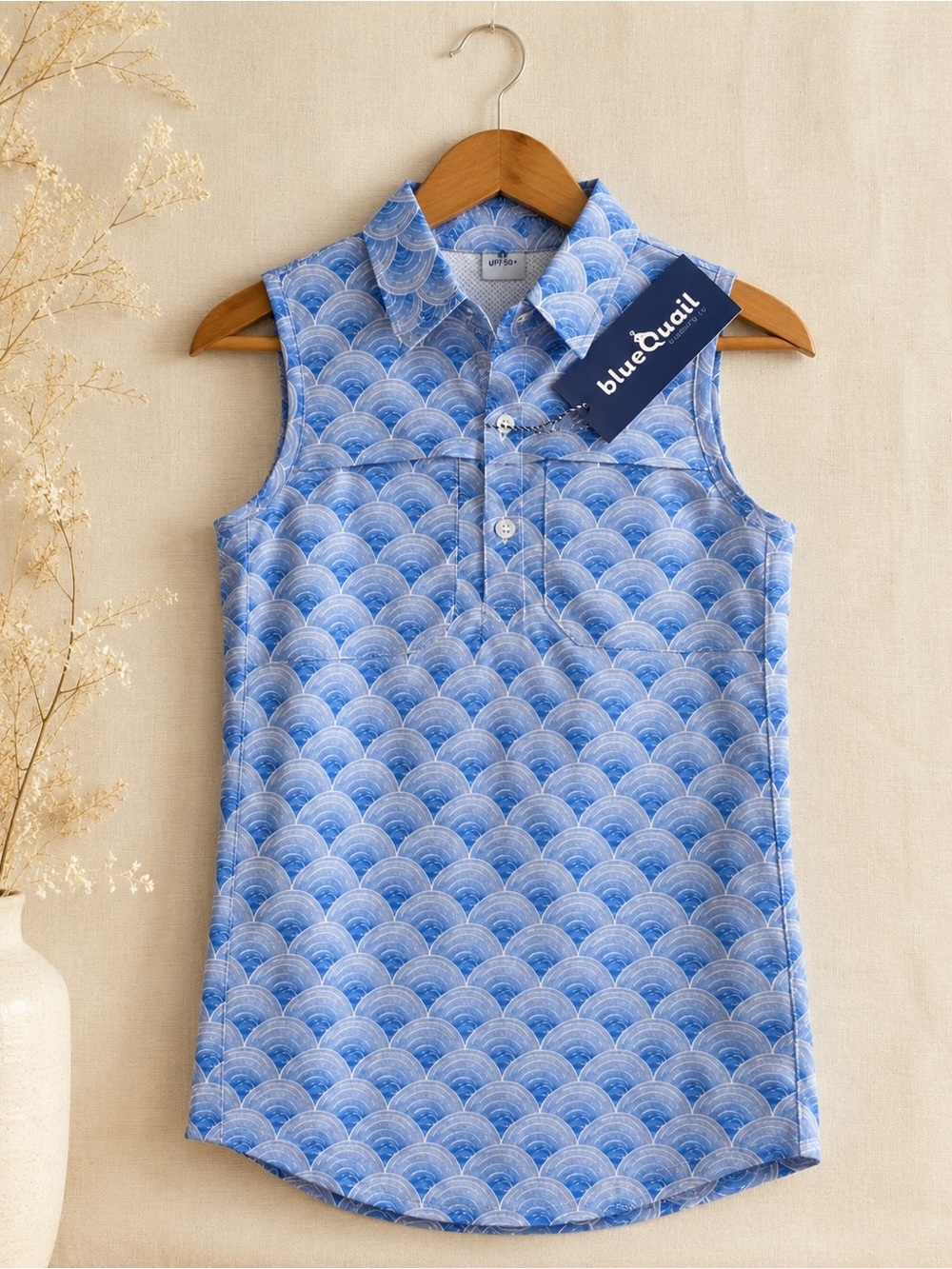 Blue Quail Girls Sleeveless Waves fishing Dress NWT
